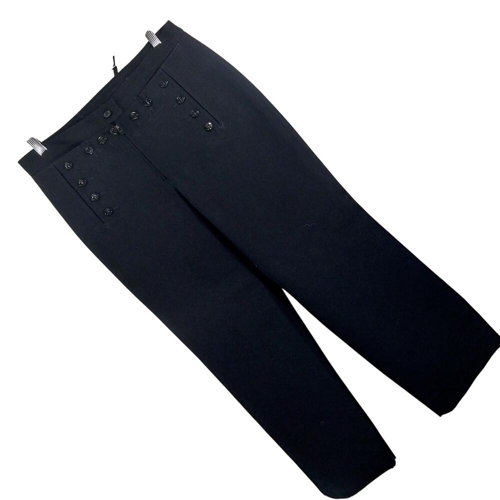 U.S. NAVY ISSUE! AUTHENTIC DOUBLE BUTTON FRONT/HIDDEN ZIP DEFENSE PANTS! SZ 12R